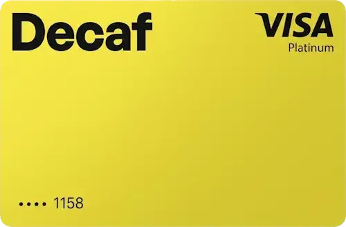 Decaf card image