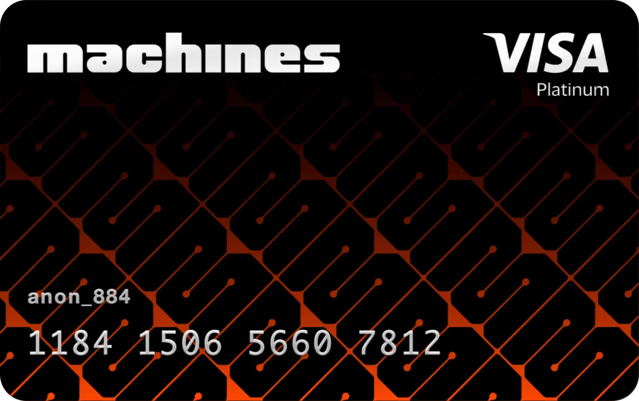 Machines Cash card image
