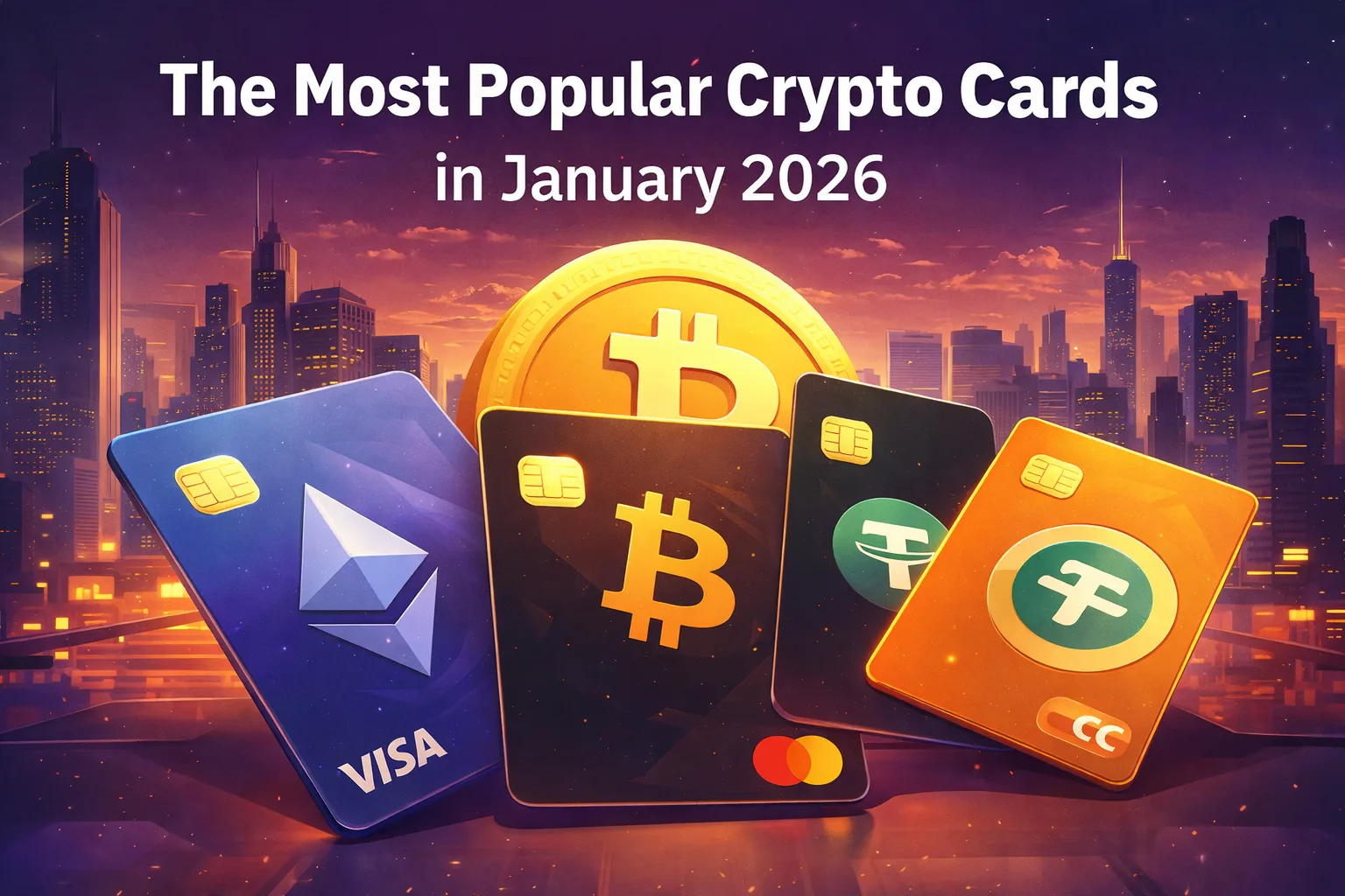 The Most Popular Crypto Cards in January 2026